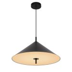 D'Lite Luce Pendente Crochte Metallo E Plastica Ghiaccio Nero | Adatto Per 3x E27