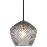 Nordlux Orbiform Luce Pendente Vetro Grigio | Adatto per 1x E27