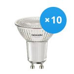 Multipack 10x Noxion PerfectColor Faretti LED GU10 PAR16 3W 230lm 60D - 927 Bianco Molto Caldo | Miglior resa cromatica - Dimmerabile - Sostitutiva 35W