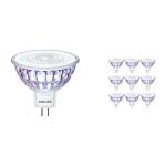 Multipack 10x Philips Corepro LED Faretti GU5.3 MR16 7W 621lm 36D - 827 Bianco Molto Caldo | Sostitutiva 50W