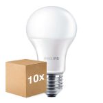 Multipack 10x Philips Corepro LED Bulbo E27 Pera Ghiaccio 13W 1521lm - 830 Luce Calda | Sostitutiva 100W