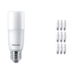 Multipack 10x Philips Corepro LED E27 Tubular Stick Ghiaccio 9.5W 1050lm - 840 Bianco Freddo | Sostitutiva 75W