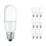 Multipack 10x Ledvance Classic LED E27 Lineare Ghiaccio 9W 1050lm - 840 Bianco Freddo | Sostitua 75W