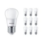 Multipack 10x Philips Corepro LED Lustre E27 Sferica Ghiaccio 2.8W 250lm - 827 Bianco Molto Caldo | Sostitutiva 25W