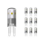 Multipack 10x Noxion Bolt LED Capsule G9 1.9W 200lm - 827 Bianco Molto Caldo | Sostitutiva 20W