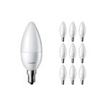 Multipack 10x Philips Corepro LED Candela E14 Ghiaccio 2.8W 250lm - 827 Bianco Molto Caldo | Sostitutiva 25W