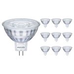 Multipack 10x Philips Corepro LED Faretti GU5.3 MR16 4.4W 390lm 36D - 840 Bianco Freddo | Sostitutiva 35W