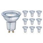 Multipack 10x Ledvance Performance Faretti LED Riflettore GU10 PAR16 4.3W 350lm 120D - 827 Bianco Molto Caldo | Sostitutiva 32W
