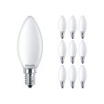 Multipack 10x Philips Corepro LED Candela E14 Ghiaccio 2.2W 250lm 827 Bianco Molto Caldo - Sostitutiva 25W