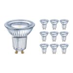 Multipack 10x Ledvance Performance Faretti LED Riflettore GU10 PAR16 4.3W 350lm 120D - 830 Luce Calda | Sostitutiva 32W