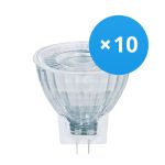 Multipack 10x Ledvance Performance Faretti LED Riflettore GU4 MR11 4.2W 345lm 36D - 827 Bianco Molto Caldo | Sostitua 35W