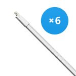 Multipack 6x Bright Choice Stagna LED 27W 2970lm - 840 Bianco Freddo | 150cm