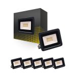 Multipack 6x Bright Choice Proiettore LED 20W 2000lm 100D - 840 Bianco Freddo | IP66 - Simmetrico