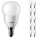 Multipack 10x Philips Corepro LED Lustre E14 Sferica Ghiaccio 2.8W 250lm - 827 Bianco Molto Caldo | Sostitutiva 25W