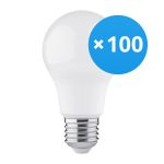 Multipack 100x Bright Choice LED Bulbo E27 Pera Ghiaccio 4.9W 470lm - 830 Luce Calda -  | Sostitutiva 40W