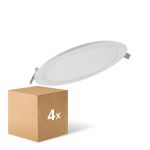 Multipack 4x Ledvance Downlight LED Slim Il Giro DN210 18W 1530lm 120D - 840 Bianco Freddo | 225mm