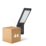 Multipack 4x Steinel Proiettore LED XLED Home Antracite 10.5W 550lm - 830 Luce Calda -  | IP44 - Sensore Di Movimento - Simmetrico