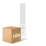 Confezione Multipack 10x Noxion Lucent PL-S LED 4.3W - 840 Bianco Freddo | 4-Pin - Sostitutiva 9W