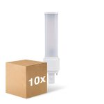 Multipack 10x Ledvance Dulux-D LED 6W - 840 Bianco Freddo | 2-Pin - Sostitutiva 13W