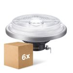Multipack 6x Philips MASTER LED Faretti G53 AR111 14.8W 875lm 24D - 930 Luce Calda | Miglior resa cromatica - Dimmerabile - Sostitutiva 75W
