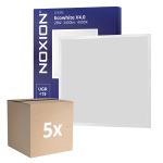 Multipack 5x Noxion Pannello A LED Ecowhite V4.0 28W 3400lm - 840 Bianco Freddo | 60x60cm - UGR <19 - Philips driver