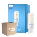 Multipack 12x Philips CorePro LED Capsule G9 Ghiaccio 4W 480lm - 827 Bianco Molto Caldo | Dimmerabile - Sostitutiva 40W