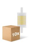 Multipack 10x Ledvance Performance LED R7s Doppio Ended 78mm Chiara 12W 1521lm - 827 Bianco Molto Caldo | Dimmerabile - Sostitua 100W