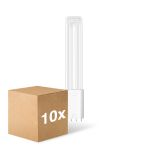 Multipack 10x Ledvance Dulux-L LED 8W - 840 Bianco Freddo | 4-Pin - Sostitutiva 18W