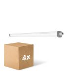 Multipack 4x Ledvance Stagna LED Stagna Slimvalue 36W 4000lm - 840 Bianco Freddo | 120cm 