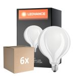 Multipack 6x Ledvance Classic LED Star LED E27 Globe Ghiaccio 11W 1521lm - 827 Bianco Molto Caldo | Dimmerabile - Sostitutiva 100W