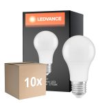 Multipack 10x Ledvance Classic LED E27 Pera Ghiaccio 8.5W 806lm - 827 Bianco Molto Caldo | Sostitua 60W