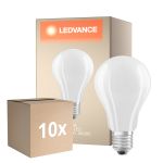 Multipack 10x Ledvance Classic LED E27 Pera Filamento Ghiaccio 17W 2452lm - 840 Bianco Freddo | Sostitua 150W