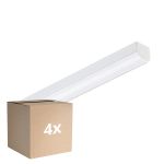 Multipack 4x Philips Reglette LED CoreLine Bianca 10.8W/17W 1500lm/2400lm - 830-840 CCT | 60cm - Sostitutiva 2x18W