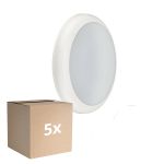 Multipack 5x Philips Bulkhead LED Ledinaire WL070V Gen 2 Bianca 17W 1700lm - 830-840 CCT | 300mm - IP65