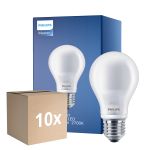 Multipack 10x Philips Classic LED Bulbo E27 Pera Ghiaccio 4.5W 470lm - 827 Bianco Molto Caldo | Sostitutiva 40W