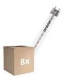 Multipack 8x Osram Tubo LED T8 Fluora (EM/Mains) Standard Output 15W 1150lm - 825 Bianco Molto Caldo | 120cm - Sostitutiva 36W