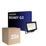 Multipack 20x Noxion Proiettore LED Beamy G3.1 Nero 50W 5500lm 110D - 830 Luce Calda -  | IP65 - Simmetrico 