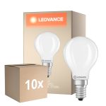 Multipack 10x Ledvance Classic LED E14 Sferica Filamento 5.9W 806lm - 827 Bianco Molto Caldo | Dimmerabile - Sostitutiva 60W