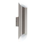 Eglo Luce Da Parete Agolada Esterni Acciaio Inossidabile Grigio 7.4W 660lm - 830 Luce Calda - 