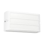 Eglo Luce Da Parete Camarda Aluminium Bianca | IP54 - Adatto per 1x E27