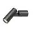 SLV S-Tubo Aluminium Nero | Adatto per 1x GU10