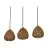Ledvance Decor Carta Drop Carta/Acciaio Luce Pendente Beige | Adatto per 3X E27