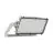 Ledvance Proiettore LED Max Radial 45 Aluminium Grigio 600W 92600lm 45d - 830 Luce Calda -  | IP66 - Simmetrico