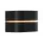 Nordlux Sibelis Luce Da Parete Aluminium Nero | IP44 - Adatto per E27