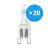 Multipack 20x Osram Alogene G9 HaloPin Pro 35W