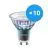 Multipack 10x Philips MASTER LED Spot ExpertColor GU10 PAR16 5.5W 355lm 36D - 927 Bianco Molto Caldo | Miglior resa cromatica - Dimmerabile - Sostitutiva 50W
