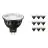 Multipack 10x Philips Master LED Faretti GU5.3 MR16 7.5W 485lm 36D - 927 Bianco Molto Caldo | Miglior resa cromatica - Dimmerabile - Sostitutiva 50W