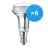 Multipack 6x Philips Corepro LED Faretti E14 R50 2.8W 210lm 36D - 827 Bianco Molto Caldo | Sostitutiva 40W