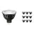 Multipack 10x Philips Master LED Faretti GU5.3 MR16 6.7W 410lm 10D - 927 Bianco Molto Caldo | Miglior resa cromatica - Dimmerabile - Sostitutiva 35W