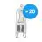Multipack 20x Osram Alogene G9 HaloPin Eco 48W
